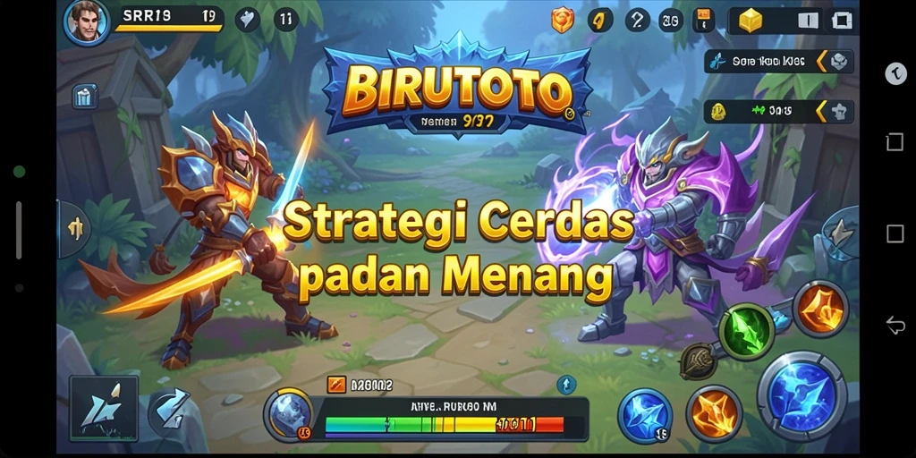 Tampilan gameplay menarik BIRUTOTO dengan strategi yang kompleks.
