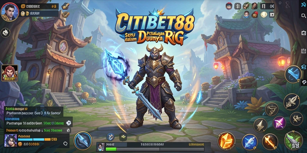 Tampilan gameplay RPG yang mendebarkan dan menakjubkan.