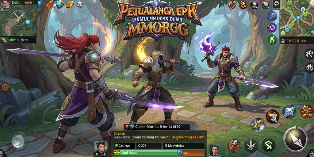 Tangkapan layar dari gameplay DKK yang menampilkan pertarungan epik.