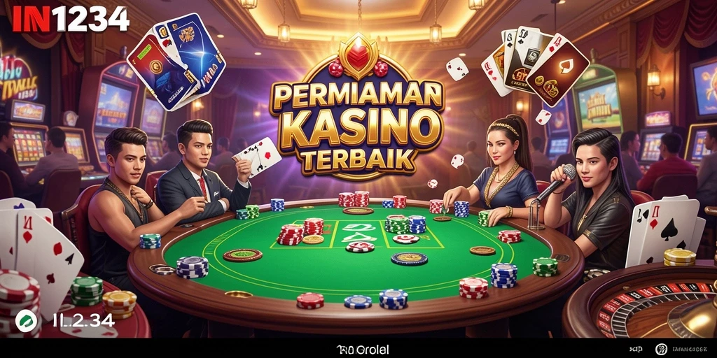 Tampilan gameplay seru dalam aplikasi Kasino IN1234 yang membuat ketagihan.