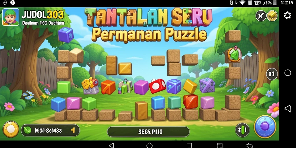 Tampilan gameplay menarik dari JUDOL303 yang menguji kemampuan puzzle Anda.