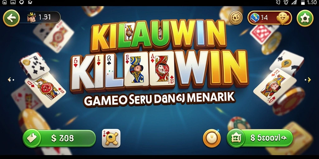 Tampilan gameplay menarik dari KILAUWIN dengan peserta bermain Domino.