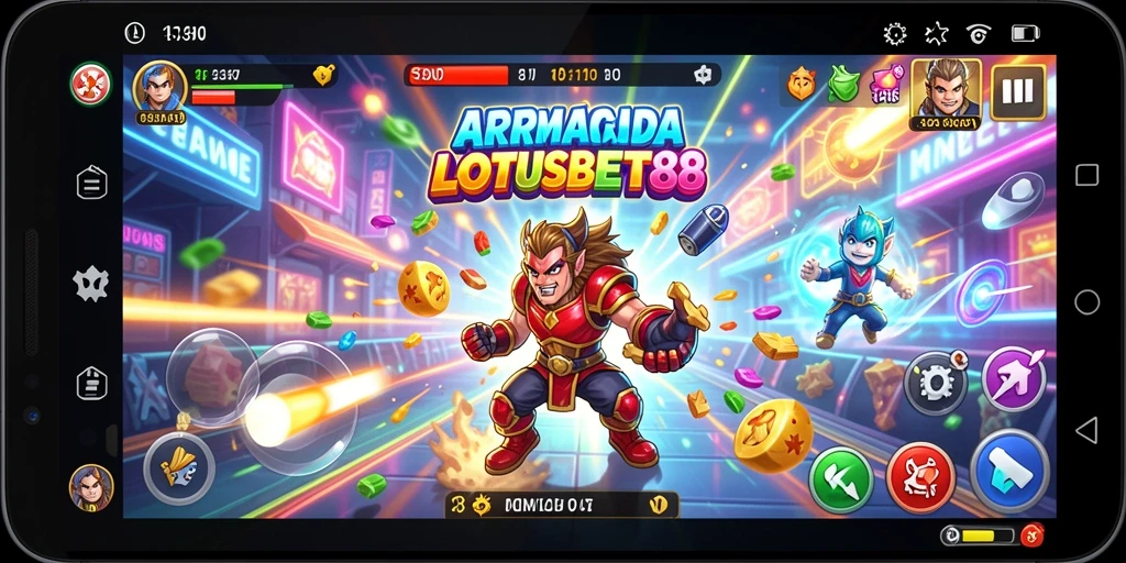 Tangkapan layar gameplay LOTUSBET88 yang penuh aksi dan tantangan.
