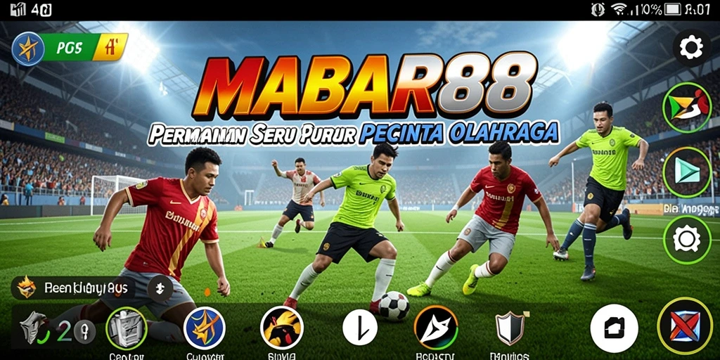 Tampilan gameplay MABAR88 yang seru dan kompetitif.
