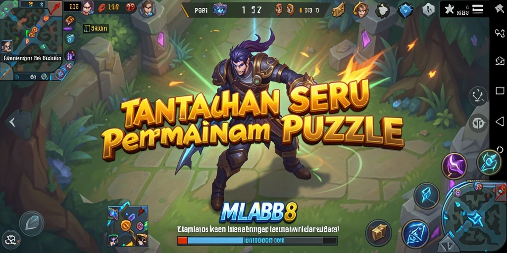 Gameplay MLBB8 menampilkan tantangan puzzle yang menarik dan penuh kejutan.