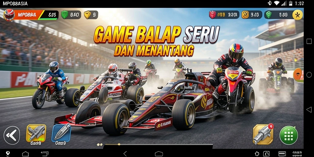 Gameplay seru dan menantang dalam MPO88ASIA yang memikat para penggemar racing.