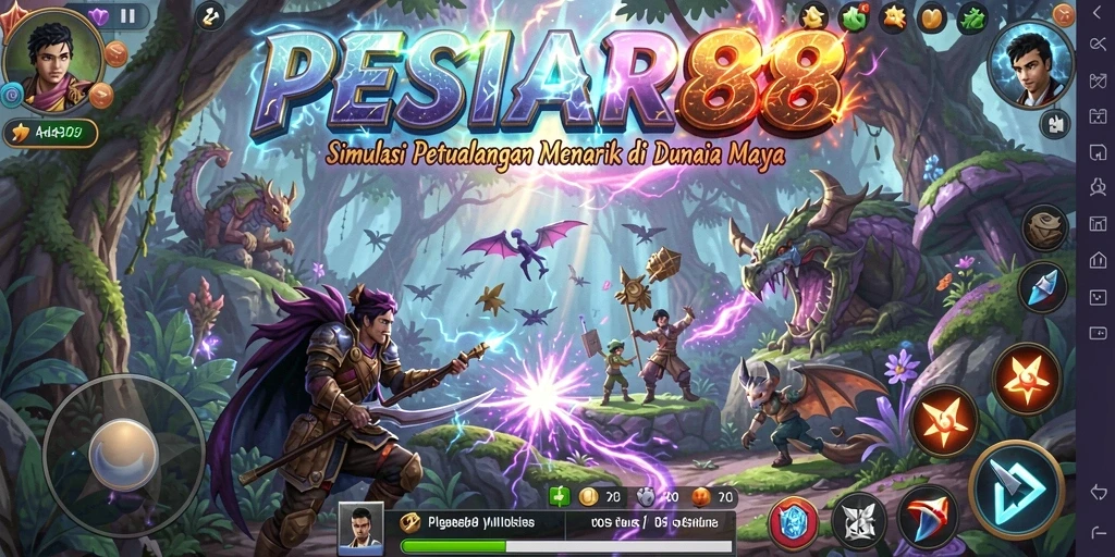 Tangkapan layar PESIAR88 menunjukkan grafik gameplay yang memukau.