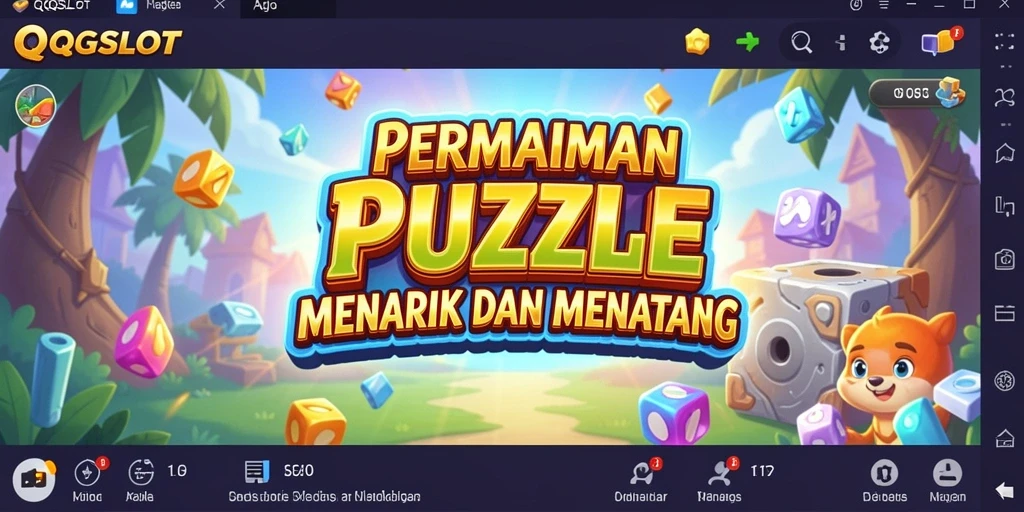 Gameplay seru dari QQSLOT dengan berbagai tantangan Puzzle.