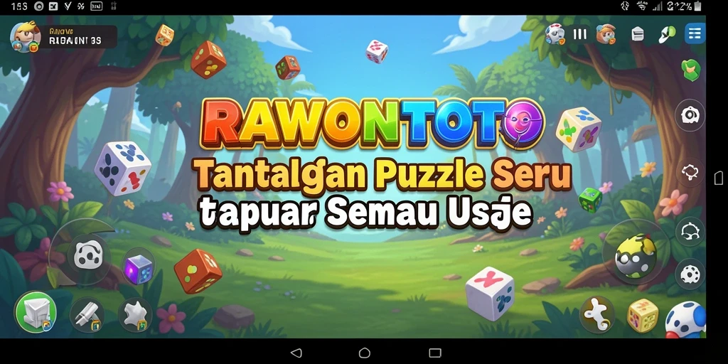 Tangkapan layar gameplay RAWONTOTO menampilkan tantangan teka-teki yang menarik.