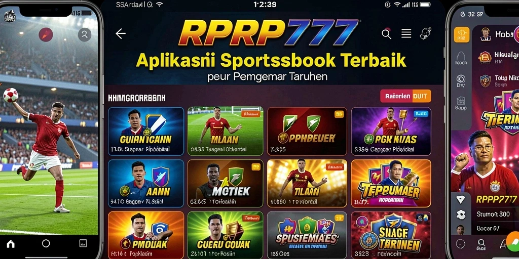 Tampilan gameplay RPRP777 dengan berbagai pilihan taruhan olahraga.