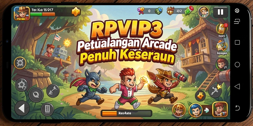 Screenshot RPVIP3 menampilkan aksi gameplay yang mengasyikkan.