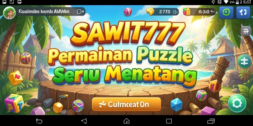 Tampilan gameplay <strong>SAWIT777</strong> yang menawan dengan teka-teki menantang.