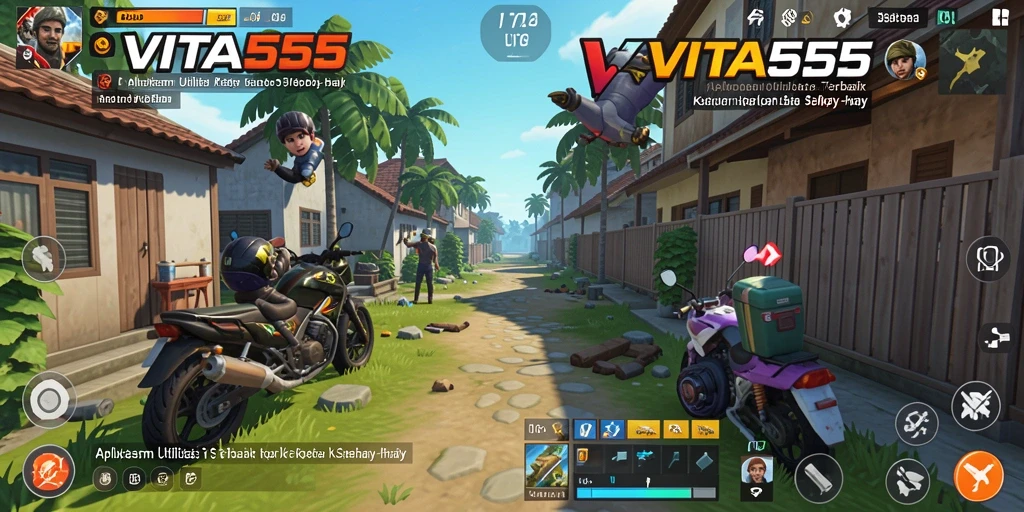 Tampilan antarmuka VITA555 yang sederhana dan fungsional.