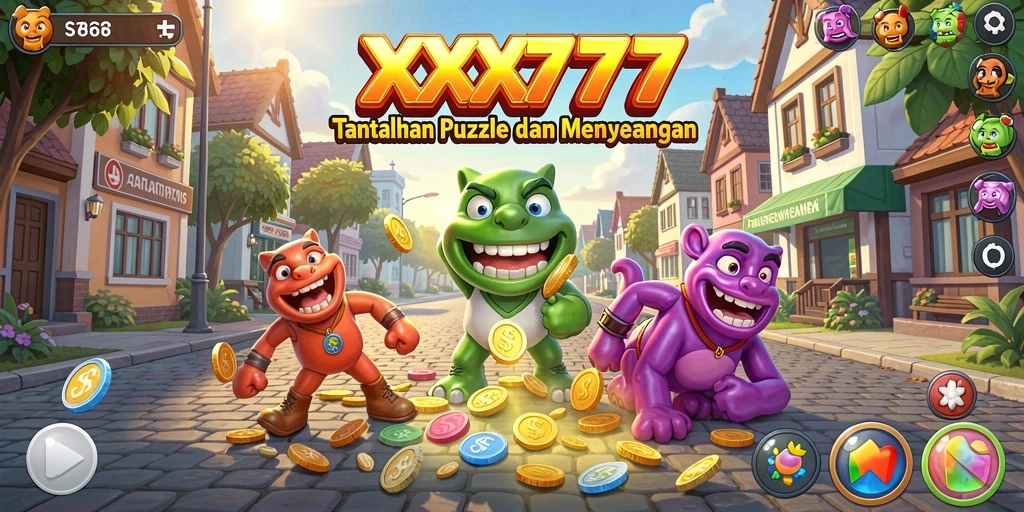 Tampilan gameplay seru dari XXX777 yang menantang setiap pemain.