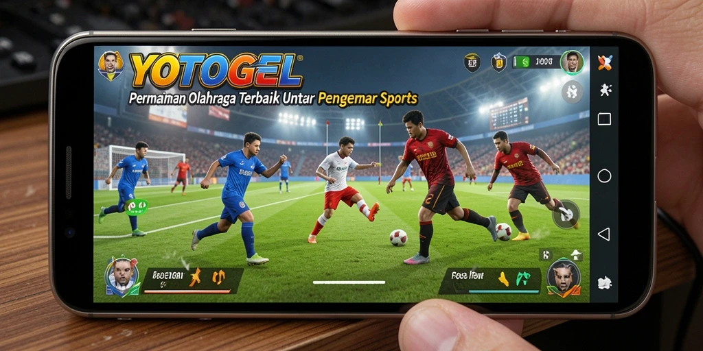 Tampilan gameplay seru di YOTOGEL dengan berbagai mode olahraga.