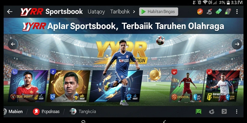 Tampilan screenshot YYRR yang menampilkan taruhan olahraga yang seru.