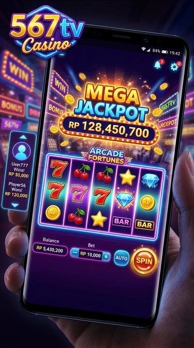 Screenshot fitur unggulan terbaru dari 567tv.